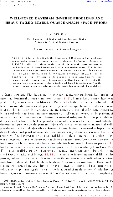 Well-posed Bayesian inverse problems and heavy-tailed stable quasi-Banach space priors