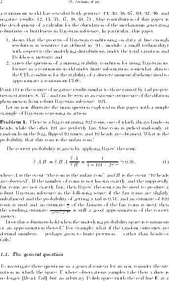 Brittleness of Bayesian inference under finite information in a continuous world